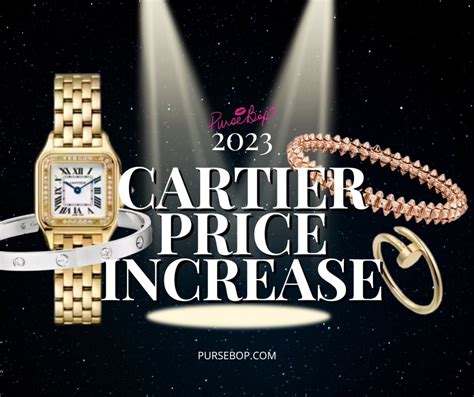 cartier price increase history